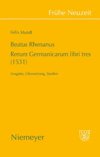 Buy Beatus Rhenanus (English, Felix Mundt) — BookShops.in