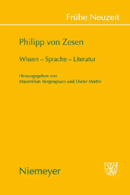 Philipp von Zesen (English, Maximilian Bergengruen)