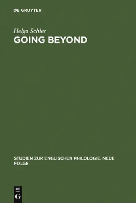 Buy Going Beyond (English, Helga Schier) — BookShops.in