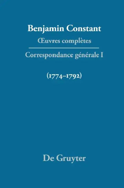 Buy Oeuvres Completes, I, Correspondance 1774-1792 (English, C. P. Courtney | Dennis Wood | Peter Rickard) — BookShops.in
