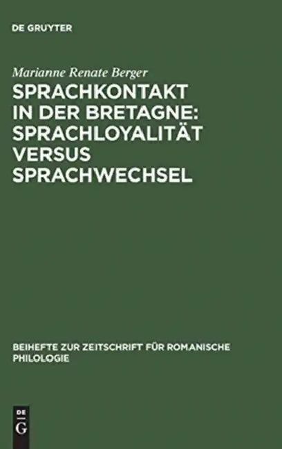 Buy Sprachkontakt in der Bretagne (English, Marianne Renate Berger) — BookShops.in