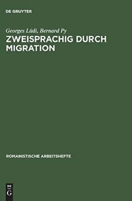 Buy Zweisprachig durch Migration (English, Georges Lüdi | Bernard Py) — BookShops.in