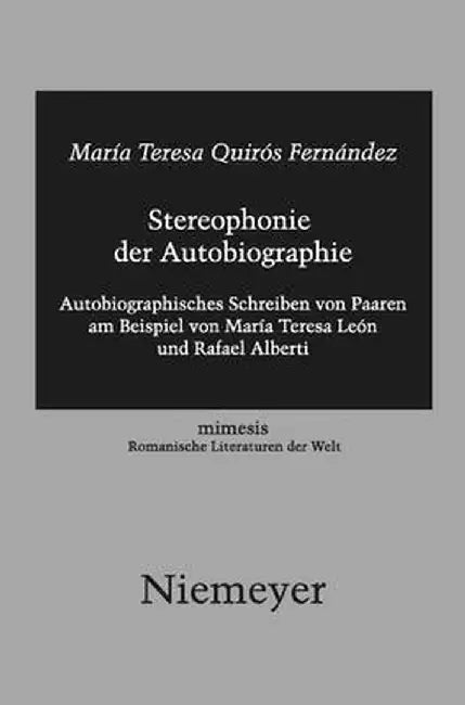 Buy Stereophonie Der Autobiographie (English, Maria Teresa Quiros Fernandez) — BookShops.in