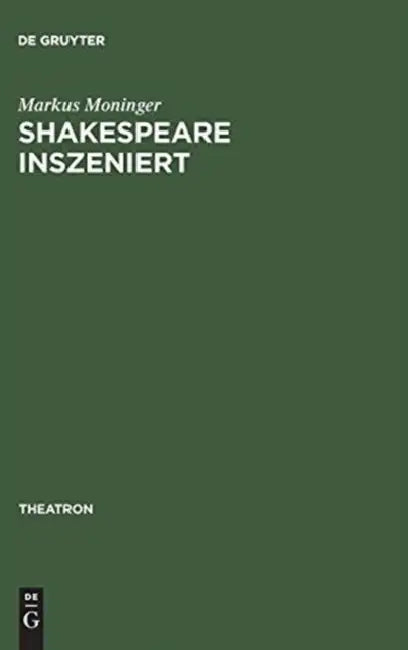 Buy Shakespeare Inszeniert (English, Markus Moninger) — BookShops.in