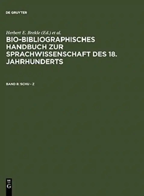 Schu - Z (English, Herbert Brekle | Edeltraud Dobnig-Jülch)