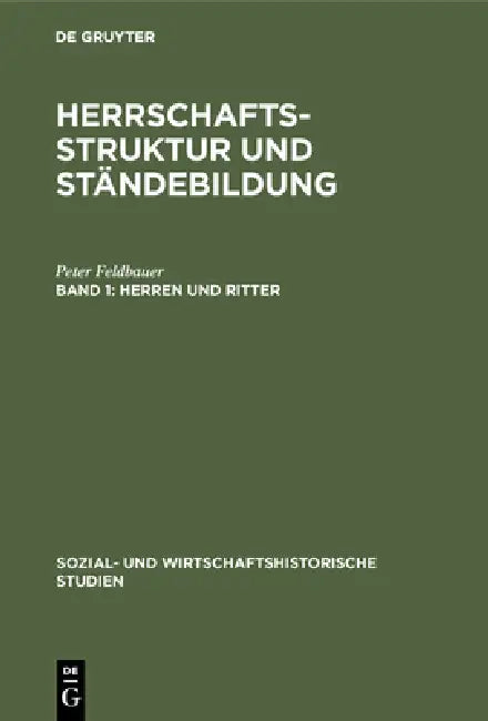 Buy Herren und Ritter (English, Peter Feldbauer | Alfred Hoffmann | Michael Mitterauer) — BookShops.in