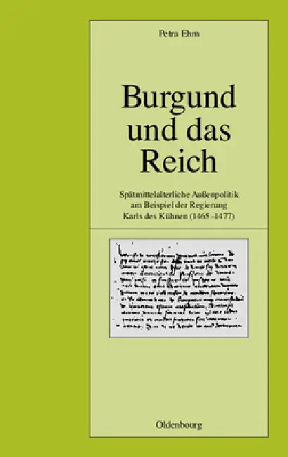 Buy Burgund und das Reich (English, Petra Ehm) — BookShops.in