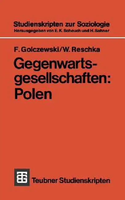 Buy Gegenwartsgesellschaften (English, F. Golczewski | W. Reschka) — BookShops.in