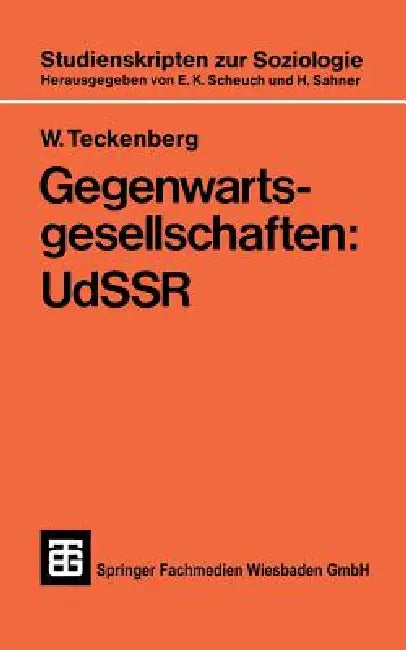 Gegenwartsgesellschaften (English, W. Teckenberg)