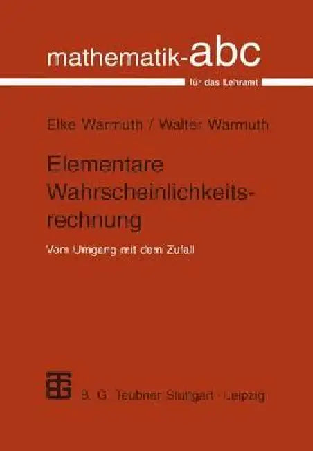 Elementare Wahrscheinlichkeitsrechnung (English, Elke Warmuth | Walter Warmuth)