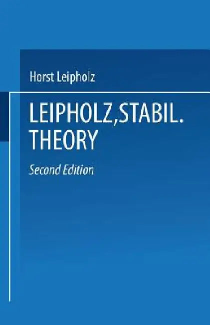Buy Stability Theory (English, Horst Leipholz) — BookShops.in