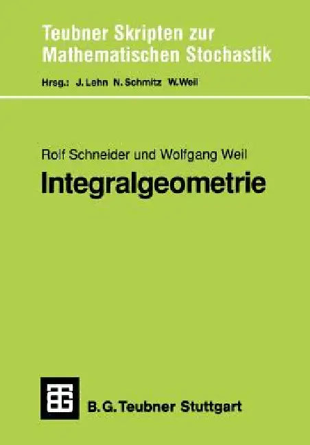 Buy Integralgeometrie (English, Rolf Schneider | Wolfgang Weil) — BookShops.in