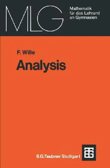 Buy Analysis (English, Friedrich Wille) — BookShops.in