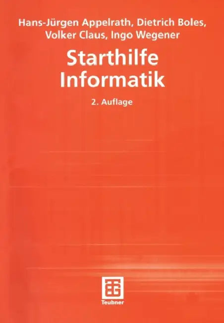 Buy Starthilfe Informatik (English, Hans-Jürgen Appelrath | Dietrich Boles | Volker Claus) — BookShops.in