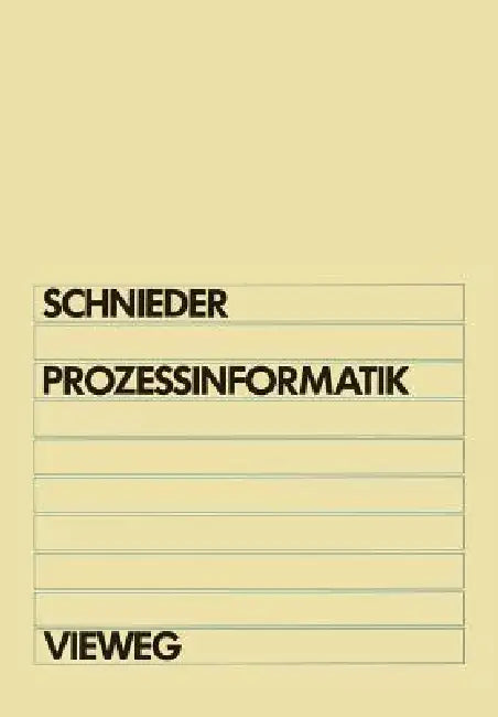 Buy Prozeßinformatik (English, Eckehard Schnieder) — BookShops.in