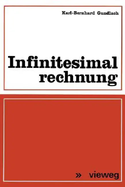 Buy Infinitesimalrechnung (English, Karl-Bernhard Gundlach) — BookShops.in