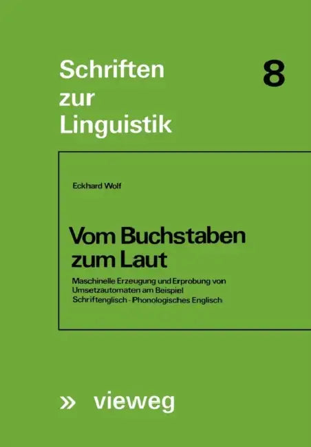 Buy Vom Buchstaben Zum Laut (English, Eckhard Wolf) — BookShops.in