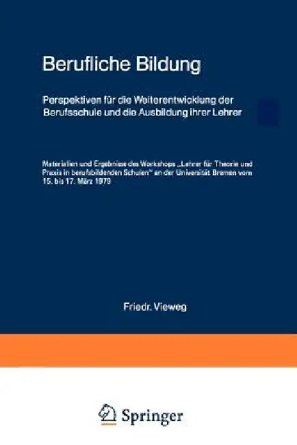 Buy Berufliche Bildung (English, Felix Rauner | Gottfried Adolph) — BookShops.in
