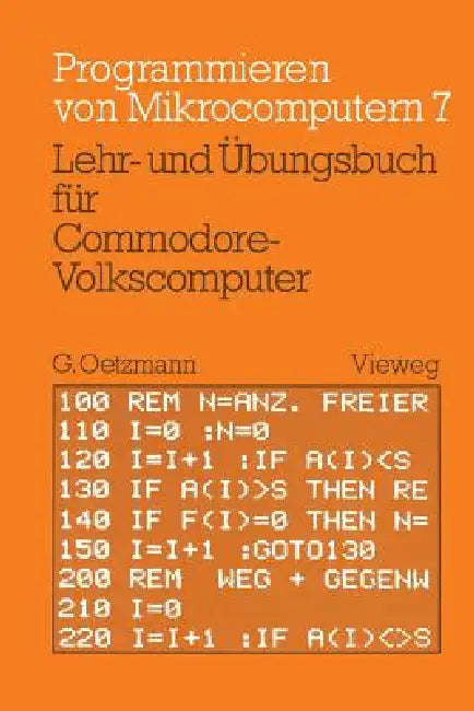 Buy Lehr- Und Übungsbuch Für Commodore-Volkscomputer (English, Gerhard Oetzmann) — BookShops.in