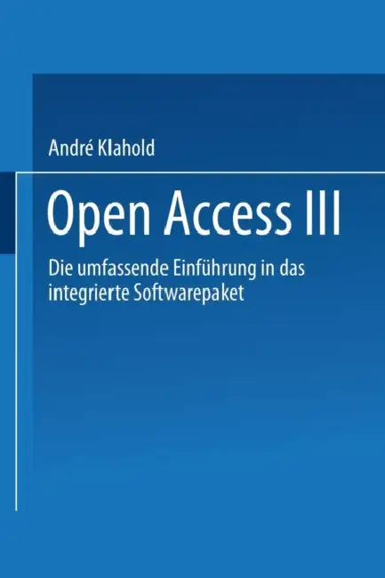 Open Access III (English, André Klahold)