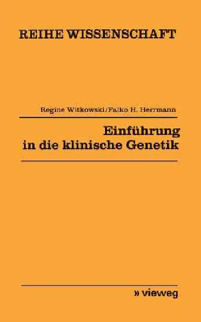 Einführung in Die Klinische Genetik (English, Regine Witkowski)