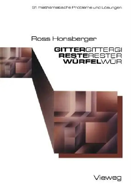 Buy Gitter -- Reste -- Würfel (English, Ross Honsberger) — BookShops.in