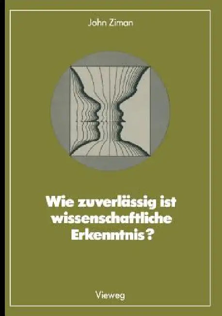 Buy Wie Zuverlässig Ist Wissenschaftliche Erkenntnis? (English, John M. Ziman) — BookShops.in