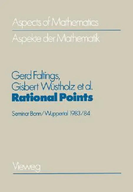 Buy Rational Points (English, Gerd Faltings) — BookShops.in