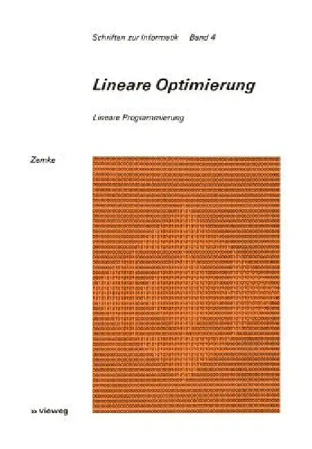 Lineare Optimierung (English, Gunter Zemke)