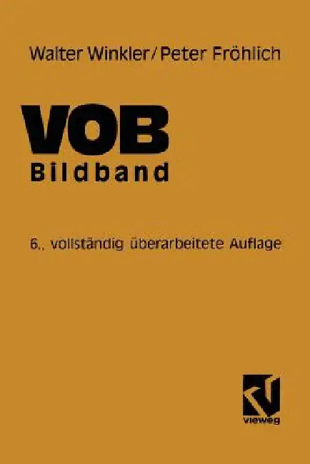 Vob Verdingungsordnung Für Bauleistungen (English, Walter Winkler)