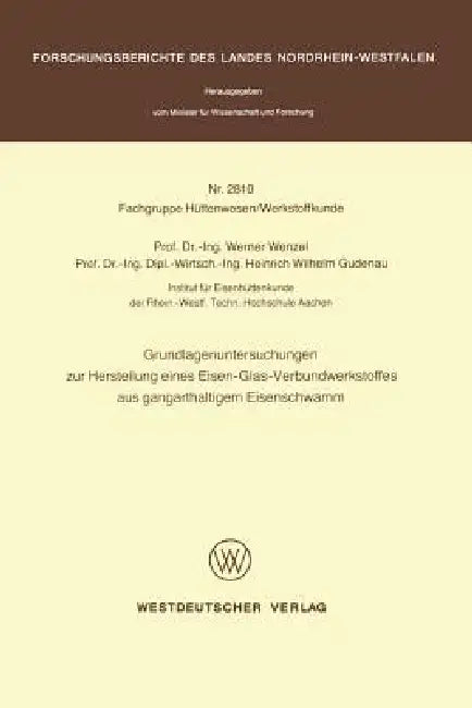 Buy Grundlagenuntersuchungen Zur Herstellung Eines Eisen-Glas-Verbundwerkstoffes Aus Gangarthaltigem Eis (English, Werner Wenzel) — BookShops.in