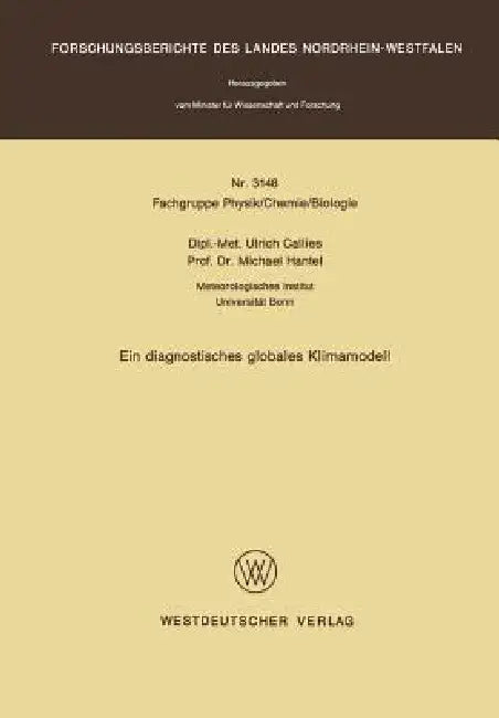 Ein Diagnostisches Globales Klimamodell (English, Ulrich Callies)
