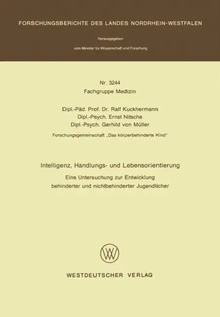Buy Intelligenz, Handlungs- Und Lebensorientierung (English, Ralf Kuckhermann) — BookShops.in