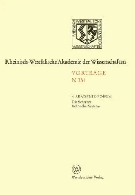 Die Sicherheit Technischer Systeme (English, Kenneth A. Loparo)