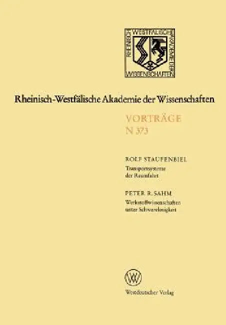 Rheinisch-Westfälische Akademie Der Wissenschaften (English, Rolf Staufenbiel)