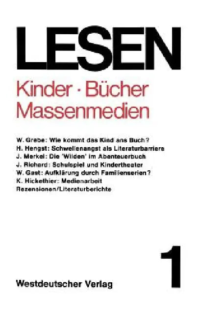 Buy Kinder -- Bücher -- Massenmedien (English, Karl W. Bauer | Jochen Vogt) — BookShops.in