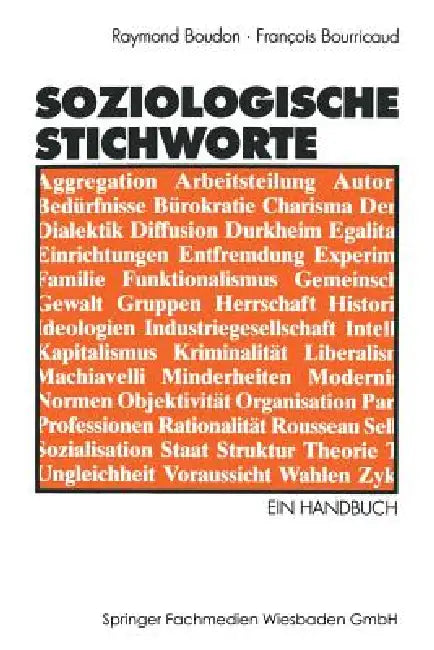 Buy Soziologische Stichworte (English, Raymond Boudon | François Bourricaud) — BookShops.in