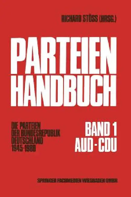 Buy Parteien-Handbuch (English, Richard Stöss) — BookShops.in
