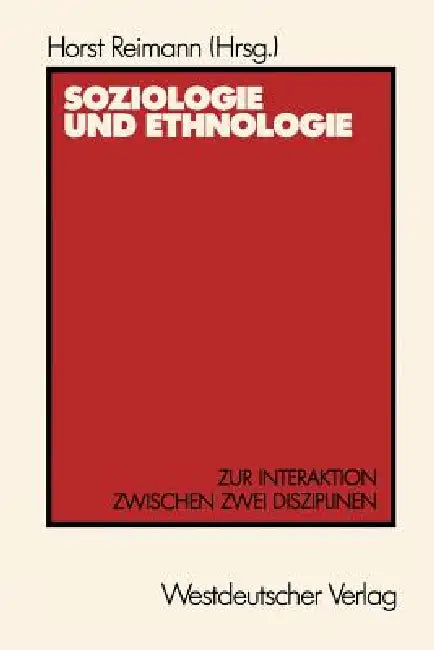 Buy Soziologie Und Ethnologie (English, Horst Reimann) — BookShops.in