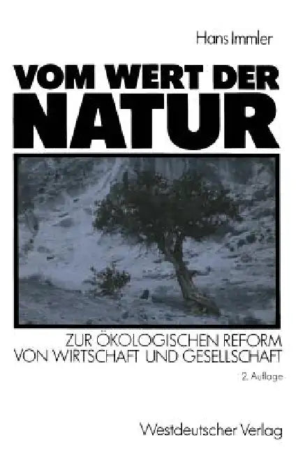 Buy Vom Wert Der Natur (English, Hans Immler) — BookShops.in