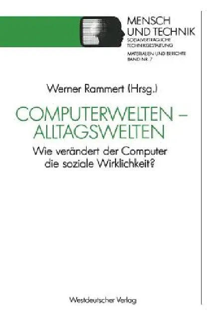 Buy Computerwelten -- Alltagswelten (English, Werner Rammert) — BookShops.in