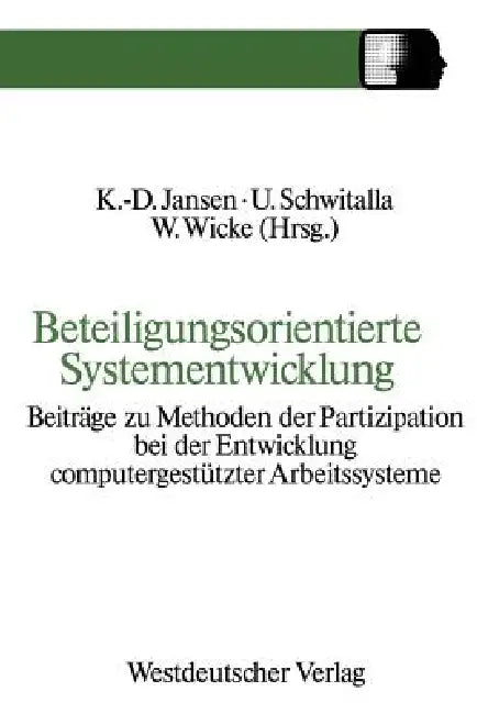 Buy Beteiligungsorientierte Systementwicklung (English, Jansen Klaus-Dieter) — BookShops.in