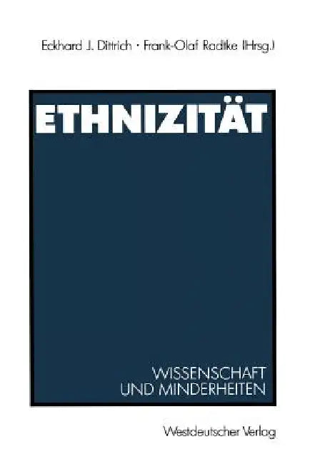 Buy Ethnizität (English, Eckhard J. Dittrich) — BookShops.in