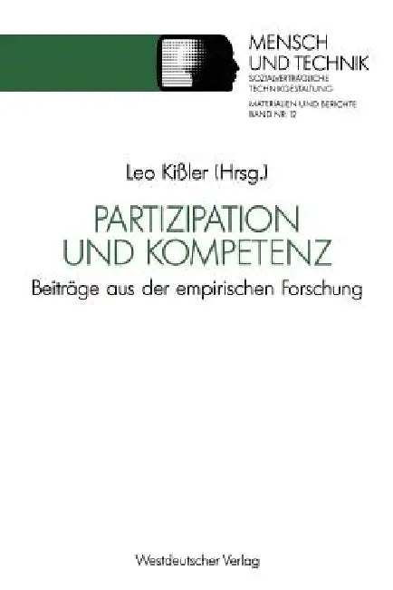 Buy Partizipation Und Kompetenz (English, Leo Kißler) — BookShops.in