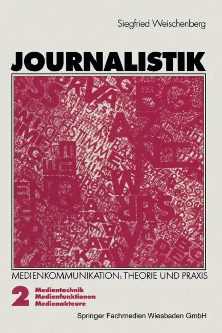 Journalistik (English, Siegfried Weischenberg)
