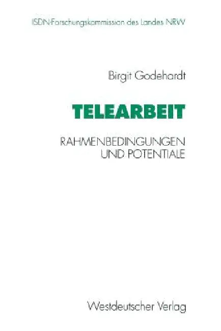 Buy Telearbeit (English, Birgit Godehardt) — BookShops.in