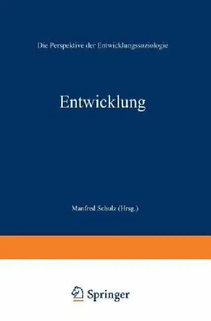 Buy Entwicklung (English, Manfred Schulz) — BookShops.in