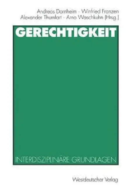 Buy Gerechtigkeit (English, Andreas Dornheim | Winfried Franzen | Alexander Thumfart) — BookShops.in