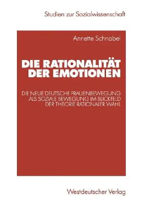 Buy Die Rationalität Der Emotionen (English, Annette Schnabel) — BookShops.in