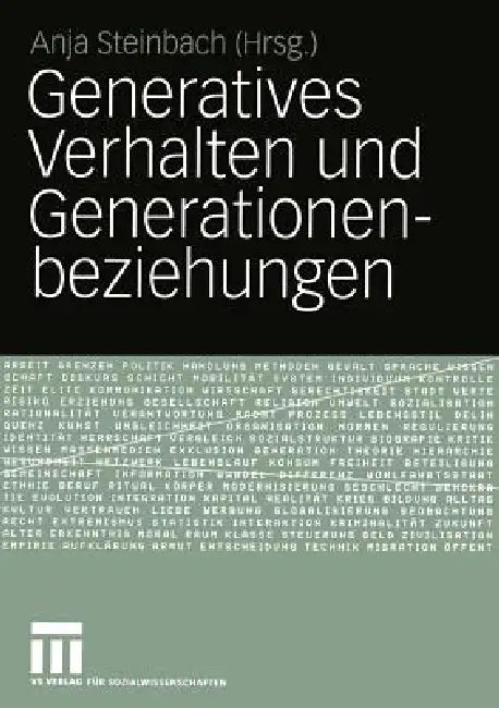 Buy Generatives Verhalten Und Generationenbeziehungen (English, Anja Steinbach) — BookShops.in